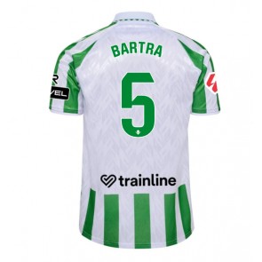 Real Betis Marc Bartra #5 Domácí Dres 2024-25 Krátký Rukáv